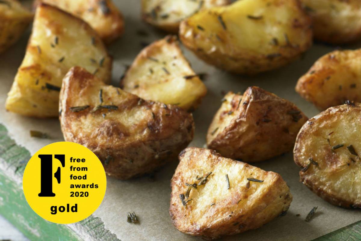 Gold award for our Garlic & Rosemary Roasting Potatoes