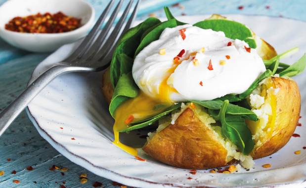 Florentine baked potato