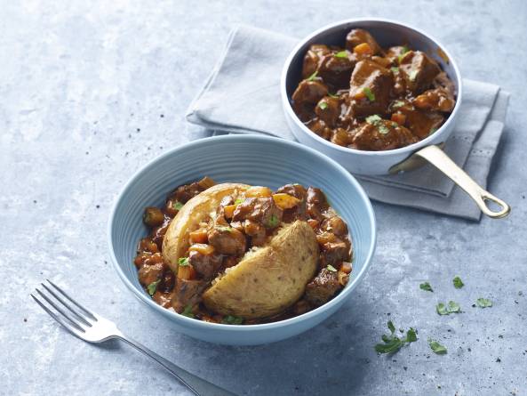 Slow Cooked Beef in Beer in a Baker