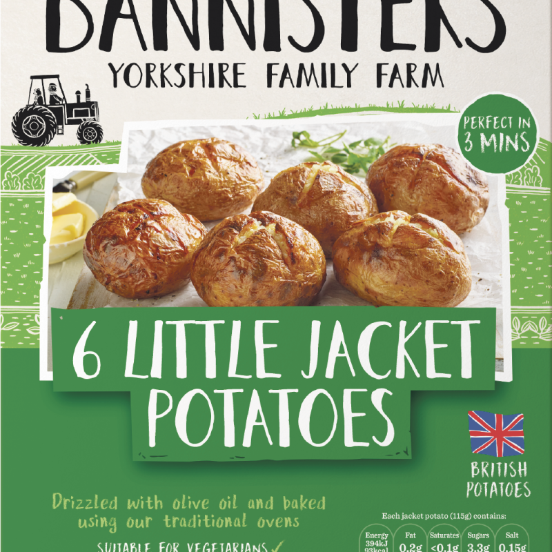 6 Little Jacket Potatoes 700g